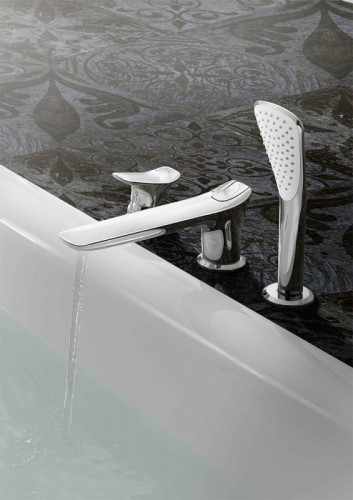 Смеситель на борт ванны Kludi Ambienta 534470575 Хром латунь