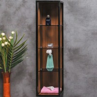 Шкаф пенал Boheme Armadi Art Loft 30 896-D подвесной Dark wood МДФ / ЛДСП
