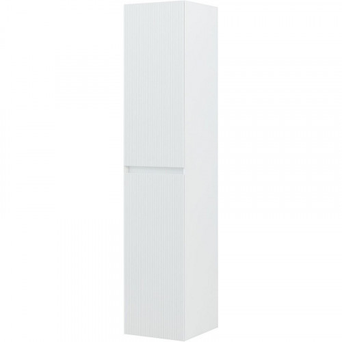 Шкаф пенал Aquanet Альтера 34 337158 подвесной Белый матовый МДФ / ЛДСП