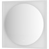 Зеркало Defesto Eclipce 80х80 DF 2228S с подсветкой 18W-4500К/в багетной раме/Сенсорный выключатель/Нейтральный белый свет/Белая рама