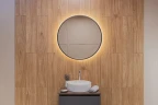 Зеркало Dreja Shine 80 99.2048 с подсветкой цвет Графит
