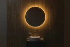 Зеркало Dreja Shine 80 99.2048 с подсветкой цвет Графит
