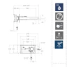 Смеситель для раковины Ramonsoler Tzar 342001 Хром