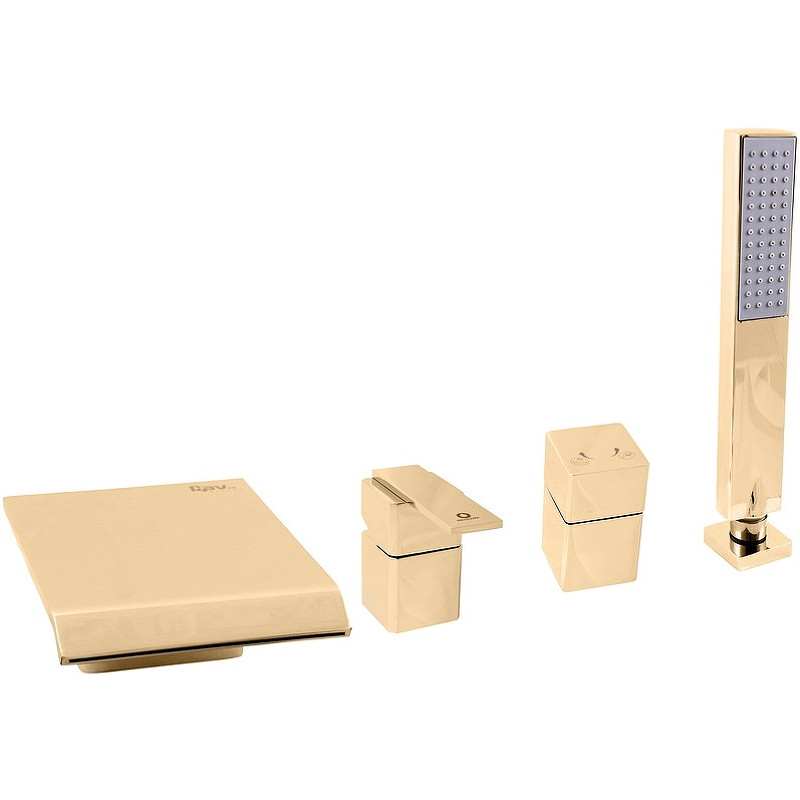 Смеситель на борт ванны Rav Slezak Loira LR573.5PZ Золото латунь