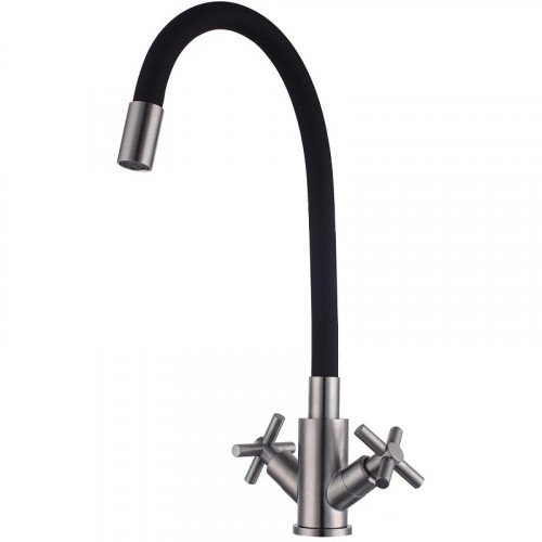 Смеситель для кухни Fmark FS8442-01 цвет Сатин Черный