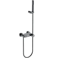 Смеситель для ванны Boheme Stick 123-SGM.4 Оружейная сталь глянцевая