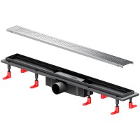 Душевой лоток AM.PM PrimeFlow 70 W02SC-P11-070-01SB с решеткой Хром матовый Cut Gradient