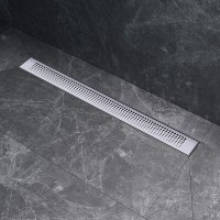 Душевой лоток AM.PM PrimeFlow 70 W02SC-P11-070-01SB с решеткой Хром матовый Cut Gradient