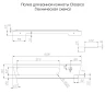 Металлическая полка Veconi Classico CS-GR-C9 с полотенцедержателем цвет Графит брашированное