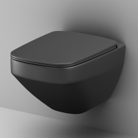 Унитаз AM.PM Inspire V2.0 C50A1700MBSC подвесной Черный матовый с сиденьем микролифт фарфор подвесной