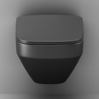 Унитаз AM.PM Inspire V2.0 C50A1700MBSC подвесной Черный матовый с сиденьем микролифт фарфор подвесной