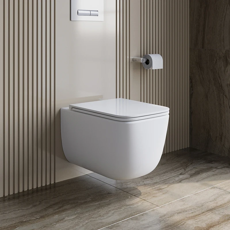 Унитаз BelBagno Luce-Tor BB076CH-TOR/SC подвесной с сиденьем Микролифт фаянс подвесной