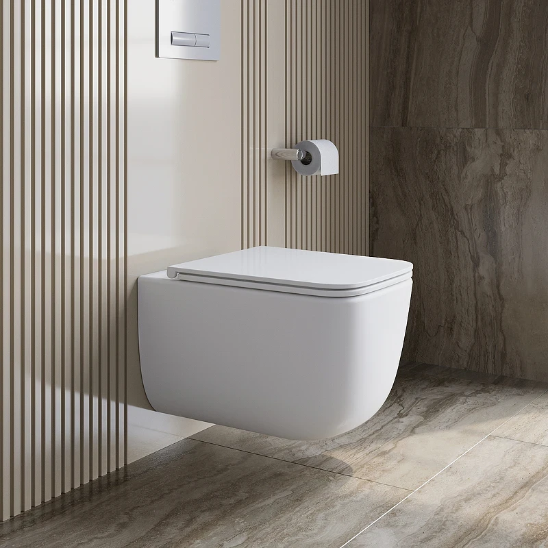 Унитаз BelBagno Luce-Tor BB076CH-TOR/SC подвесной с сиденьем Микролифт фаянс подвесной