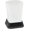 Стакан для зубных щеток WasserKRAFT Amper Black K-5428B Черный матовый