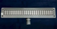Душевой лоток Ctesi Way Round 60 BK4024230 с решеткой Хром
