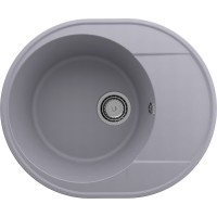 Кухонная мойка Ulgran Quartz Nora 585-05 Бетон искусственный камень (литьевой мрамор) встраиваемый