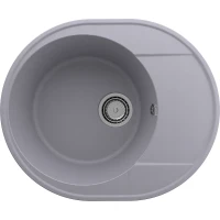 Кухонная мойка Ulgran Quartz Nora 585-05 Бетон искусственный камень (литьевой мрамор) встраиваемый