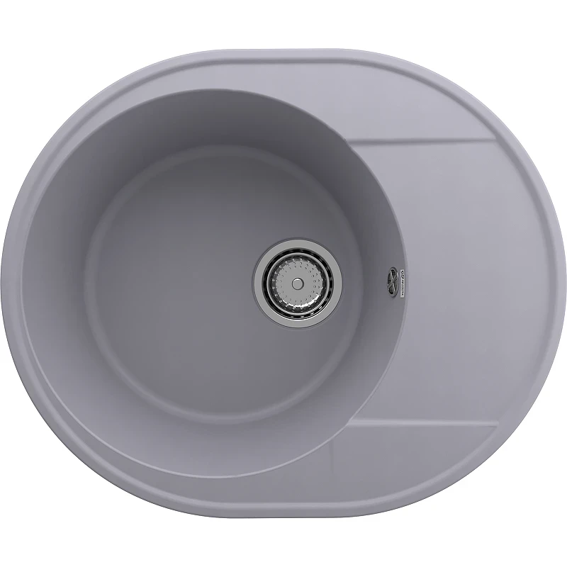 Кухонная мойка Ulgran Quartz Nora 585-05 Бетон искусственный камень (литьевой мрамор) встраиваемый