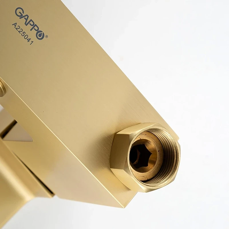 Гигиенический душ со смесителем Gappo G2007-33 цвет Золотой сатин