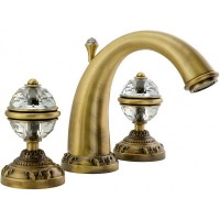 Смеситель для раковины Migliore Cristalia 18583 Бронза латунь