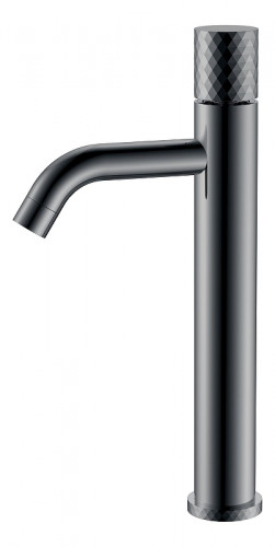 Смеситель для раковины Boheme Stick 122-SGM цвет Оружейная сталь глянцевая