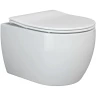 Комплект унитаза с инсталляцией Ceramicanova Play CN3001_1001W_1000 с сиденьем Микролифт и Белой клавишей смыва фаянс подвесной