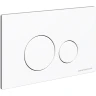 Комплект унитаза с инсталляцией Ceramicanova Play CN3001_1001W_1000 с сиденьем Микролифт и Белой клавишей смыва фаянс подвесной