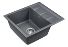 Кухонная мойка Emar Quartz 58 EMQ-1580.Q цвет Антрацит