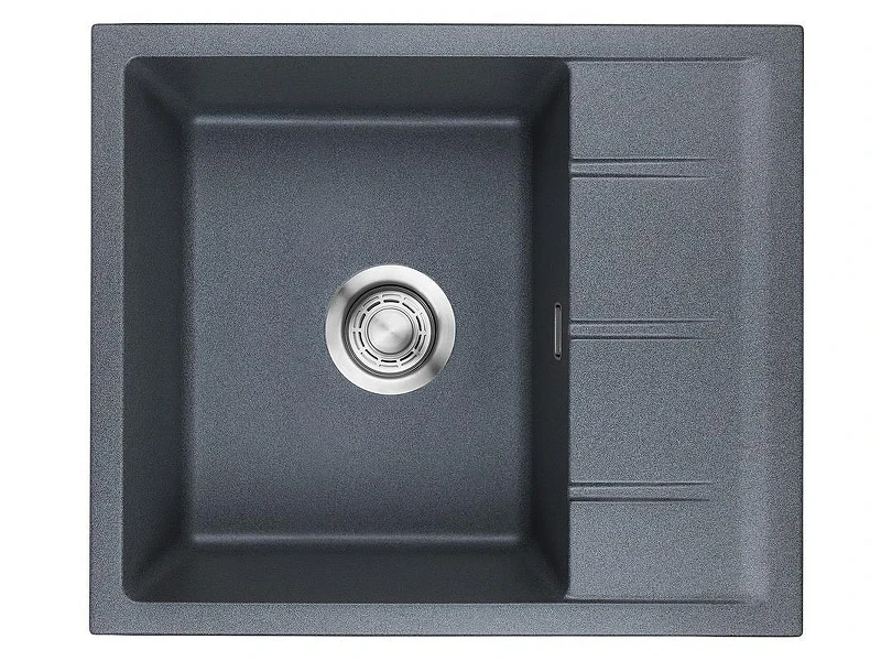 Кухонная мойка Emar Quartz 58 EMQ-1580.Q цвет Антрацит