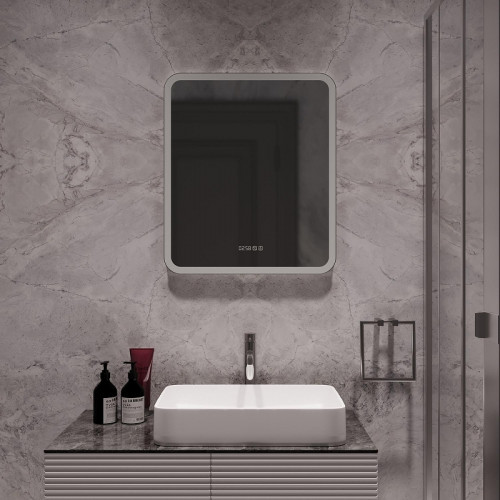 Зеркало Mixline Стив-3 60 553264 с подсветкой с сенсорным выключателем и подогревом