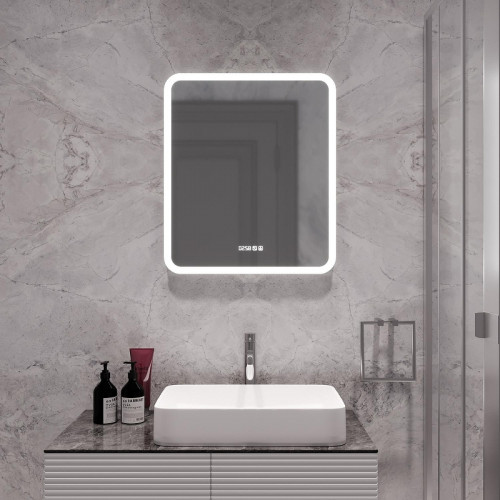 Зеркало Mixline Стив-3 60 553264 с подсветкой с сенсорным выключателем и подогревом