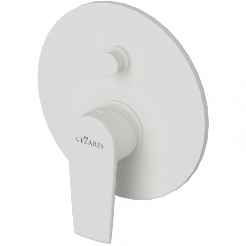 Смеситель для душа Cezares Nautic NAUTIC-VDIM-BIO Белый матовый латунь встраиваемый