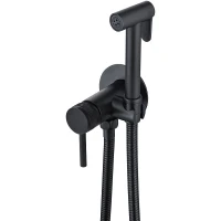 Гигиенический душ со смесителем Allen Brau Priority 5.31A29-31 Черный матовый латунь встраиваемый