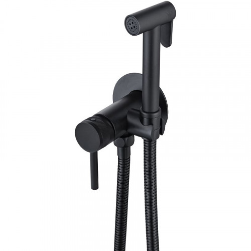 Гигиенический душ со смесителем Allen Brau Priority 5.31A29-31 Черный матовый латунь встраиваемый