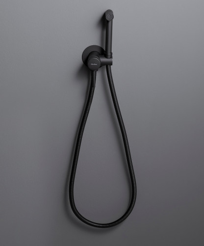 Гигиенический душ со смесителем Allen Brau Priority 5.31A29-31 Черный матовый латунь встраиваемый