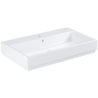 Раковина Grohe Cube Ceramic 80 3946900H Альпин-белая фаянс подвесная