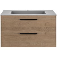 Тумба под раковину Vincea Chiara 2D 80 VMC-2C2800NO подвесная N.Oak МДФ / ЛДСП