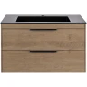 Тумба под раковину Vincea Chiara 2D 80 VMC-2C2800NO подвесная N.Oak МДФ / ЛДСП