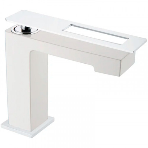 Смеситель для раковины Boheme Q 141-WCR Белый Хром латунь