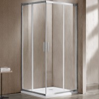 Душевой уголок Vincea Garda 110x90 VSS-1G9011CL профиль Хром стекло прозрачное