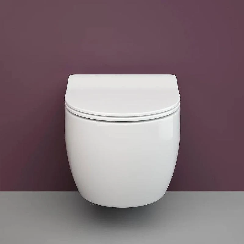 Унитаз с инсталляцией Ceramicanova Play CN3001 + Tece Now 9400414 с сиденьем Микролифт и Черной матовой клавишей смыва