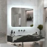 Зеркало Reflection Horizon 800х700 RF4208HR с подсветкой с бесконтактным выключателем и диммером МДФ / ЛДСП, стекло