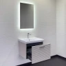 Тумба с раковиной Comforty Касабланка 60 00-00020108 подвесная цвет Серый шелк