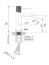 Смеситель для раковины AltroBagno Bilancia 0144 BC цвет Медь матовая