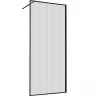 Душевая перегородка Vincea Walk-In 120 VSW-1HP120FLB профиль Черный матовый стекло рифленое