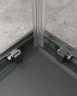Душевой уголок Cezares Molveno 120x110 MOLVENO-AH-22-120/110-C-GM-IV Оружейная сталь стекло прозрачное