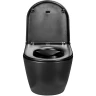 Унитаз с инсталляцией WellWant Aura WWU01122B + Charus City CR.200.21.01 с сиденьем Микролифт и клавишей смыва Хром глянцевый