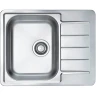 Кухонная мойка Alveus Line Max 110 SAT-90 615x500 1144603 Сатинированная сталь нержавеющая сталь встраиваемый