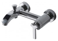 Смеситель для ванны Bravat Waterfall F673107C-01 Хром латунь на стену