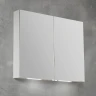Зеркальный шкаф BelBagno 80 SPC-2A-DL-BL-800 с подсветкой Сатин стекло